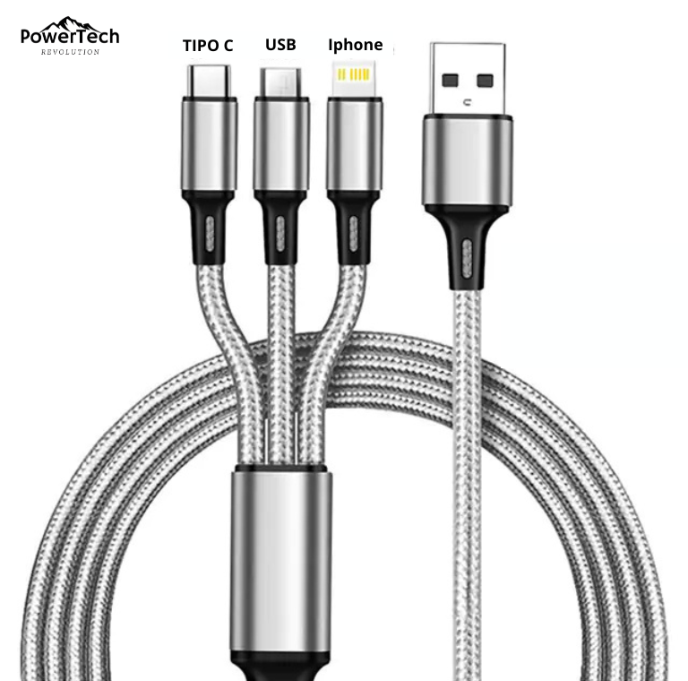 Cabo USB 3 em 1