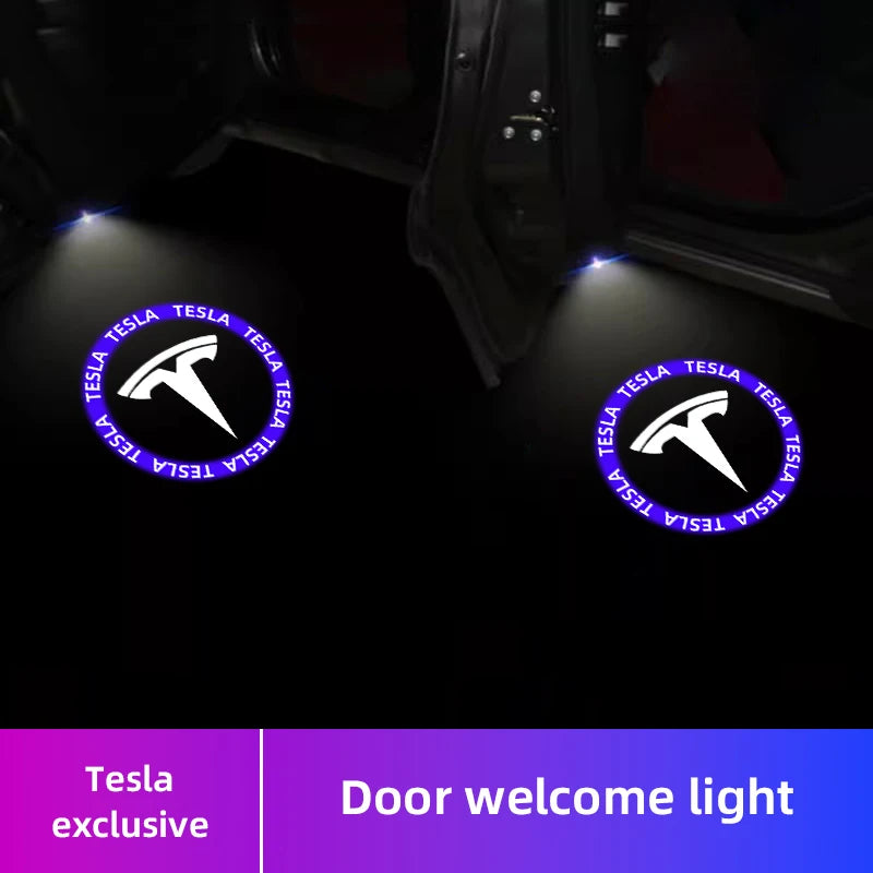 Projetor HD para Portas Tesla