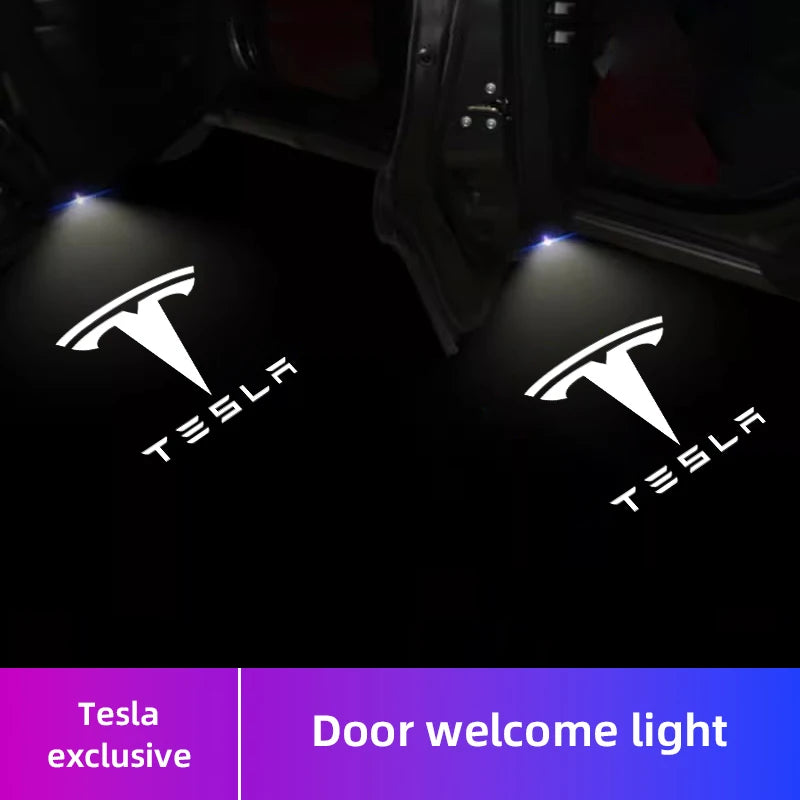 Projetor HD para Portas Tesla