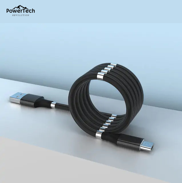 Cabo USB Magnético para Carregamento Rápido