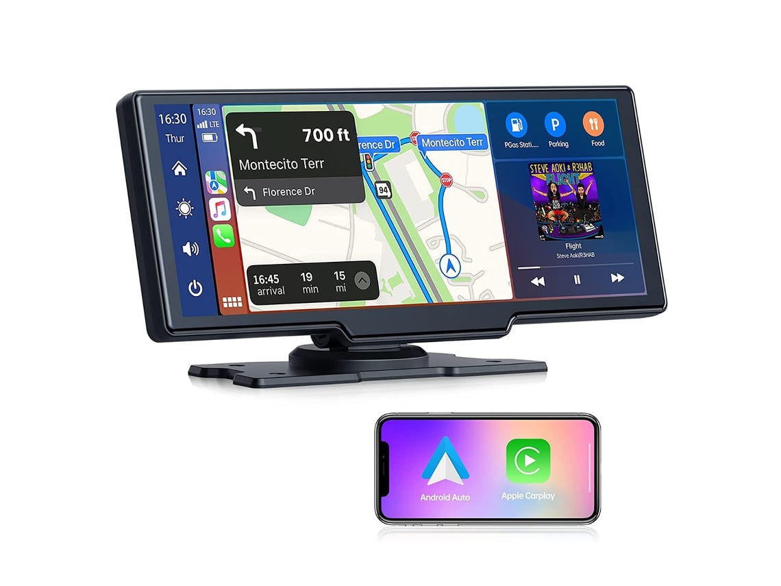 Touchscreen, compatible with Apple CarPlay and Android Auto