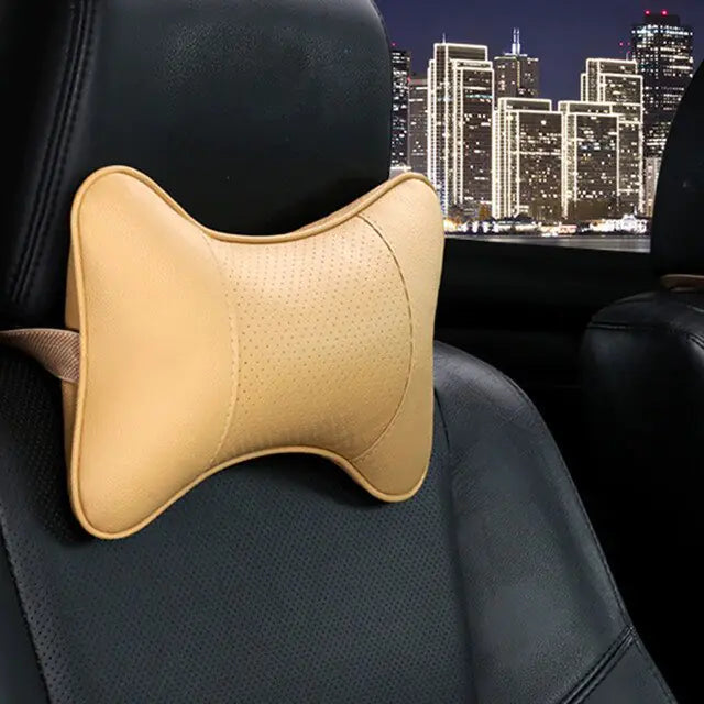 Leather Neck Pillow