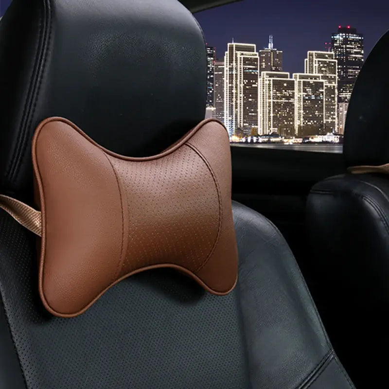 Leather Neck Pillow